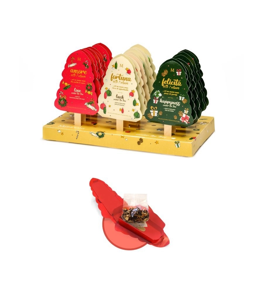 Set de 3 Brăduți de Crăciun cu Ceai Infuzie Christmas Under the Tree Meridiani (75g) 0